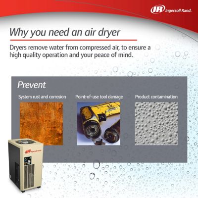 Image showing  D170IT High Temperature Refrigerated Dryer, 203 PSI