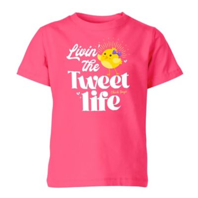 Lost Creek Girls' Short-Sleeve Tweet Life Printed T-Shirt