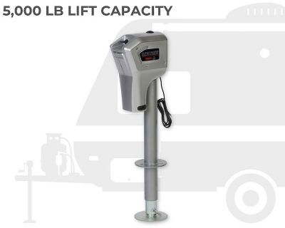 Image showing  Electric Super Brute 5,000 lb. Trailer Tongue Jack, with Remote, 82022