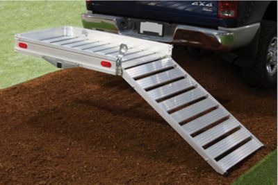 Image showing  500 lb. Aluminum Mobility Wheelchair and Cargo Carrier with Ramp