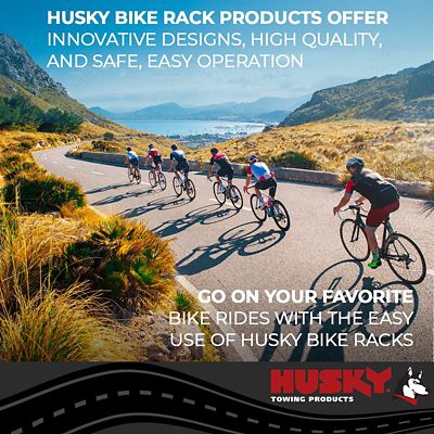 Image showing 5 th HUSKY 120 lb. Capacity 4-Bicycle Hitch-Mounted Bike Rack