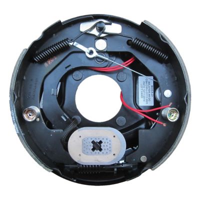 HUSKY Trailer Brake Assembly Electric Brakes, Self Adjusting, with Standard Red Wire, Left, Single, 32561