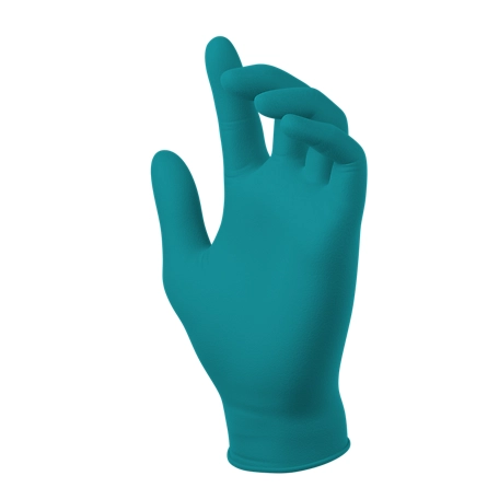 SW Safety PowerForm 5.0 mil Sustainable Nitrile Exam Gloves, 100-Pack, Teal, Medium