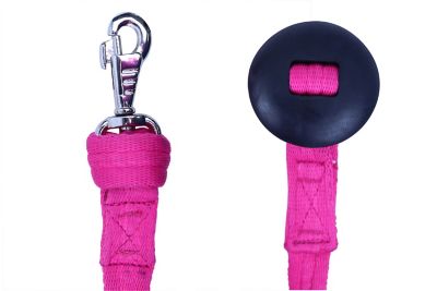 Image showing  24 ft. Flat Soft-Grip Cotton Swivel Lunge Line with Rubber Stopper