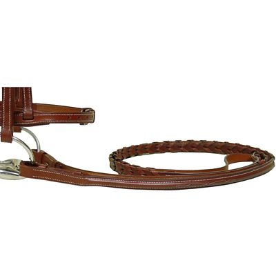 Image showing  Padded Fancy-Stitched Bridle with Laced Reins