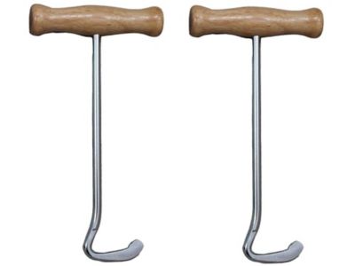 Derby Originals Boot Hook Pair with Wooden Handles