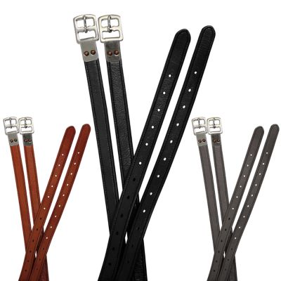 Image showing  Super Soft Triple Layer Riveted English Stirrup Leathers, 1 in.
