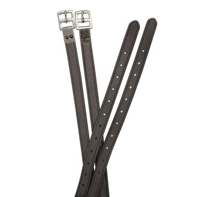 Image showing 1 th Paris Tack Super Soft Triple Layer Riveted English Stirrup Leathers, 1 in.