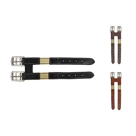 Paris Tack Opulent Leather English Girth Extender with Elastic