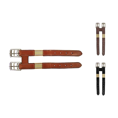 Paris Tack Opulent Leather English Girth Extender with Elastic