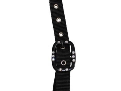 Image showing  Tahoe Tack Patriotic Hand-Painted American Flag Nylon Bronc Halter with Crystals