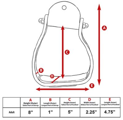 Image showing  Angled Engraved Knee Relief Western Show Stirrups