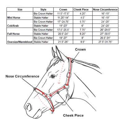 Image showing  Blackout Stable Reflective Safety Horse Halter with Lead