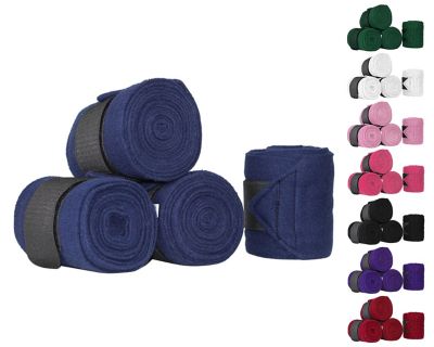 Derby Originals Horse Polo Wraps, Navy, 4-Pack