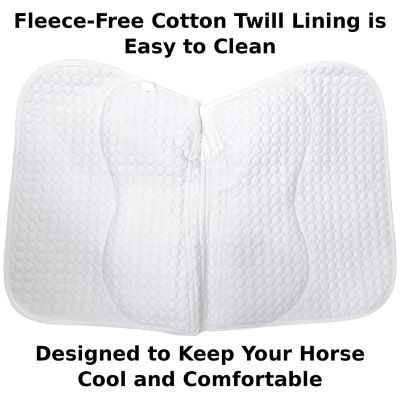 Image showing 5 th Derby Originals Extra Comfort English Saddle Pad with Removable Memory Foam