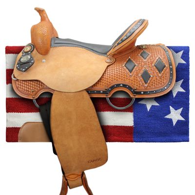 Image showing  American Pride New Zealand Wool Western Saddle Blanket, 32 in. x 32 in.
