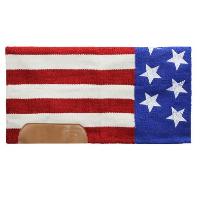 Tahoe Tack American Pride New Zealand Wool Western Saddle Blanket, 34 in. x 36 in.