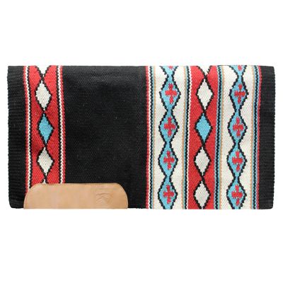 Image showing  Gemma New Zealand Wool Western Saddle Blanket, 34 in. x 36 in.