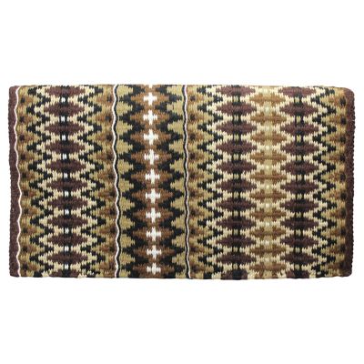 Tahoe Tack Reya New Zealand Wool Western Saddle Blanket, 34 in. x 38 in.