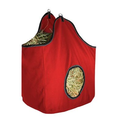 Image showing  2-3 Flake D-Ring Canvas Hay Bag, Large