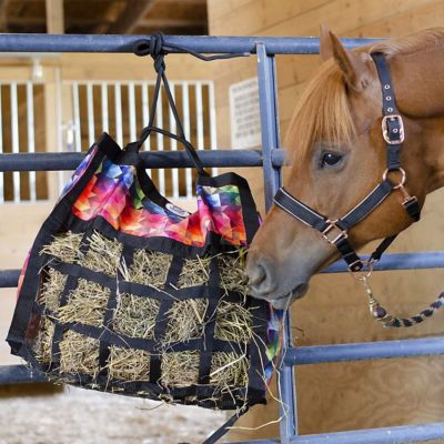 Image showing  2-3 Flake Drawstring Scratchless No Hardware Top Load Horse Hay Bag