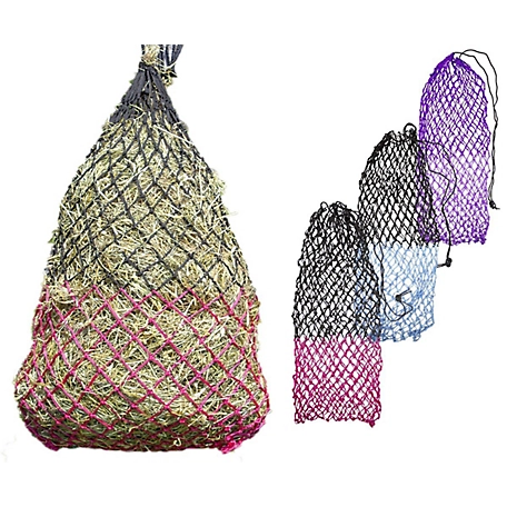 Derby Originals 8-12 Flake XL Cozi Net Slow Feed Soft Mesh Poly Rope Hanging Horse Hay Net