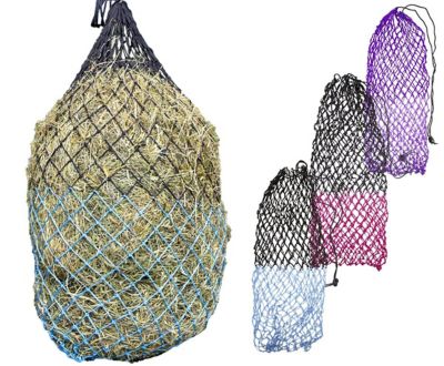 Image showing  8-12 Flake XL Cozi Net Slow Feed Soft Mesh Poly Rope Hanging Horse Hay Net