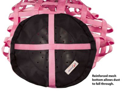 Image showing  2-3 Flake Go Around Slow Feed Horse Hay Bag, Pink