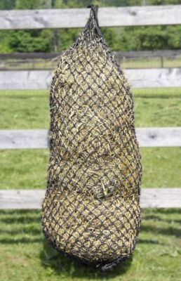 Derby Originals 18-Flake Hankering Horse Giant Slow Feed Hanging Hay Net, 90 in.