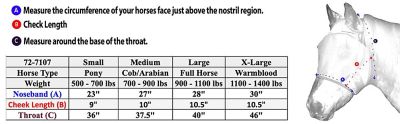 Image showing  Reflective Trim Horse Mesh Fly Mask without Ears