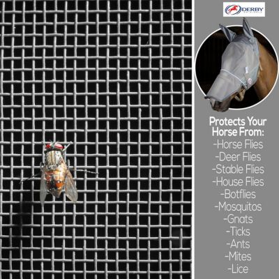 Image showing  Reflective Horse Fly Mask with Ears and Nose