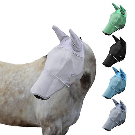 Derby Originals Reflective Horse Fly Mask with Ears and Nose