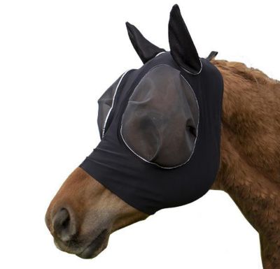 Derby Originals Safety Reflective Bug Eye Lycra Horse Fly Mask