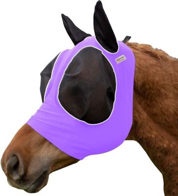 Derby Originals Safety Reflective Bug Eye Lycra Horse Fly Mask
