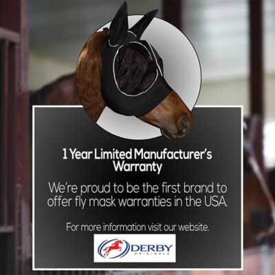Image showing  Safety Reflective Bug Eye Lycra Horse Fly Mask