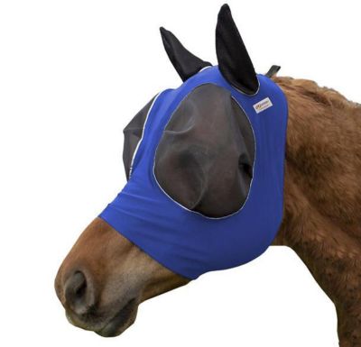 Derby Originals Safety Reflective Bug Eye Lycra Horse Fly Mask