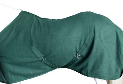 Image showing  All-Season Fleece Cooler Horse Sheet and Blanket Liner with Crossed Surcingles