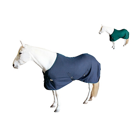 Derby Originals All-Season Fleece Cooler Horse Sheet and Blanket Liner with Crossed Surcingles