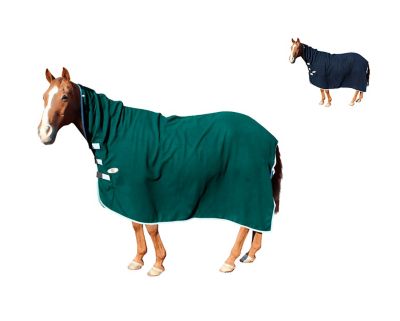 Derby Originals All-Season Fleece Cooler Horse Sheet and Blanket Liner with Neck Cover