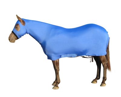 Image showing 1 th Derby Originals Lycra Full Body Horse Sheet with Neck Cover