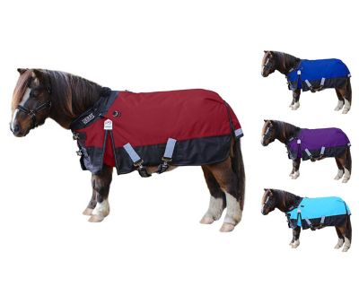 Derby Originals Classic Nordic-Tough Waterproof Winter 200g 600D Ripstop Mediumweight Turnout Blanket, Miniature Horse/Pony