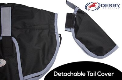 Image showing 3 th Derby Originals No Hardware 600D Winter Foal/Miniature Horse Turnout Blanket, Mediumweight, 150g