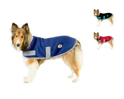 cuteNfuzzy Polar Fleece Lounger All-Season Dog Sweater for Indoor/Outdoor Use