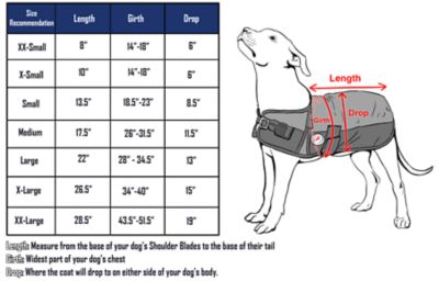 Image showing  Horse-Tough Classic 600D Mediumweight Winter Dog Coat with 150g Insulation, 80-8124OR-XL