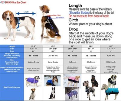 Image showing  Ruff Pup 1200D Mediumweight Winter Dog Coat with Neck Cover and 220g Insulation