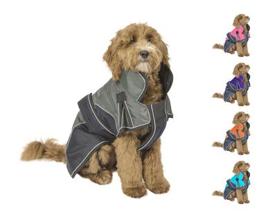 Derby Originals Urban 420D Mediumweight Winter Dog Parka with Neck Cover, 220 g