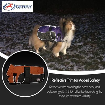 Image showing  Urban 420D Mediumweight Winter Dog Parka with Neck Cover and 220g Insulation