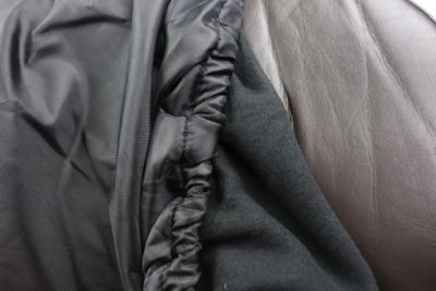 Image showing  Premium Embroidered Nylon All Purpose English Saddle Cover with Fleece Lining