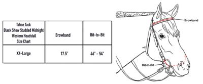 Image showing  Nylon Double-Layered Western Draft Headstall with Matching Reins