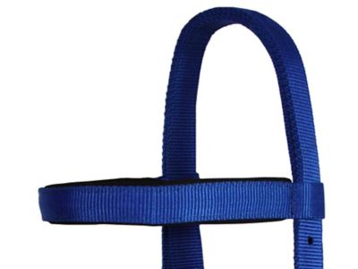 Image showing  Nylon Double-Layered Western Draft Headstall with Matching Reins